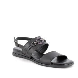 SANDALI IGI&CO DONNA IN PELLE SINTETICA NERO 5683500