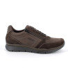 SNEAKERS ENVAL SOFT UOMO IN PELLE CAFFE' LACCI+ZIP 6720711