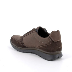 SNEAKERS ENVAL SOFT UOMO IN PELLE CAFFE' LACCI+ZIP 6720711