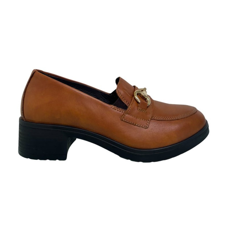 MOCASSINO TACCO ENVAL SOFT DONNA VITELLO ANTIK COGNAC 6750033