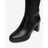 STIVALI NEROGIARDINI DONNA GUANTO NERO ELASTICO NERO PU.LESINA TACCO 7CM  I514600D/100