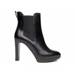 TRONCHETTI NEROGIARDINI DONNA IN PELLE NERO TACCO 10 CM  I117250DE/100