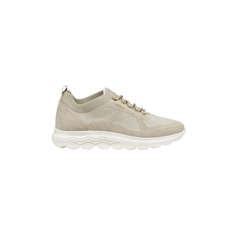 SNEAKERS GEOX DONNA  D SPHERICA E - TESS. A MAGLIA  LT TAUPE  D55NUE 09T22 C6738