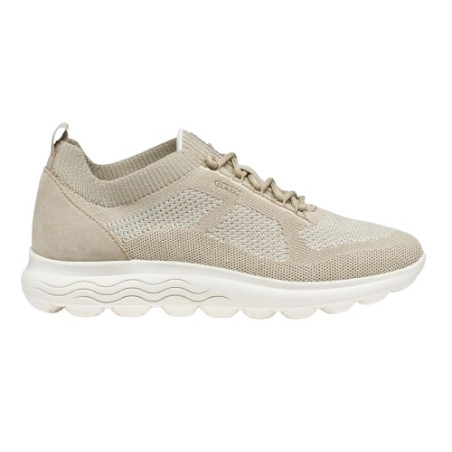 SNEAKERS GEOX DONNA  D SPHERICA E - TESS. A MAGLIA  LT TAUPE  D55NUE 09T22 C6738