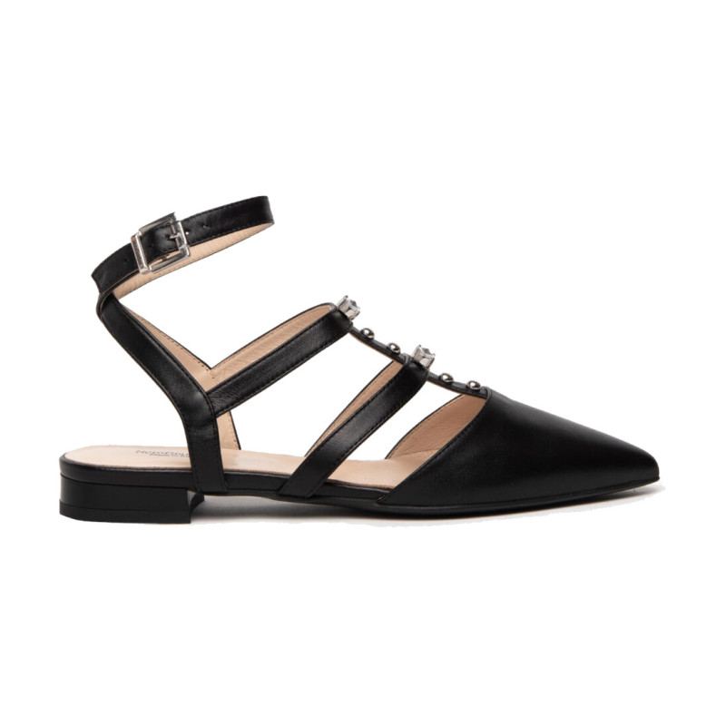 BALLERINA NEROGIARDINI DONNA NAPPA PANDORA NERO MICROLITE AMANTEA E307090DE/100