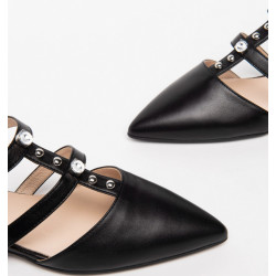 BALLERINA NEROGIARDINI DONNA NAPPA PANDORA NERO MICROLITE AMANTEA E307090DE/100