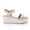 SANDALO IGI&CO DONNA CAPRA TAMPONATA PANNA 7665611