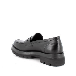 MOCASSINI CON TACCO IGI&CO DONNA IN PELLE NERO 4679400