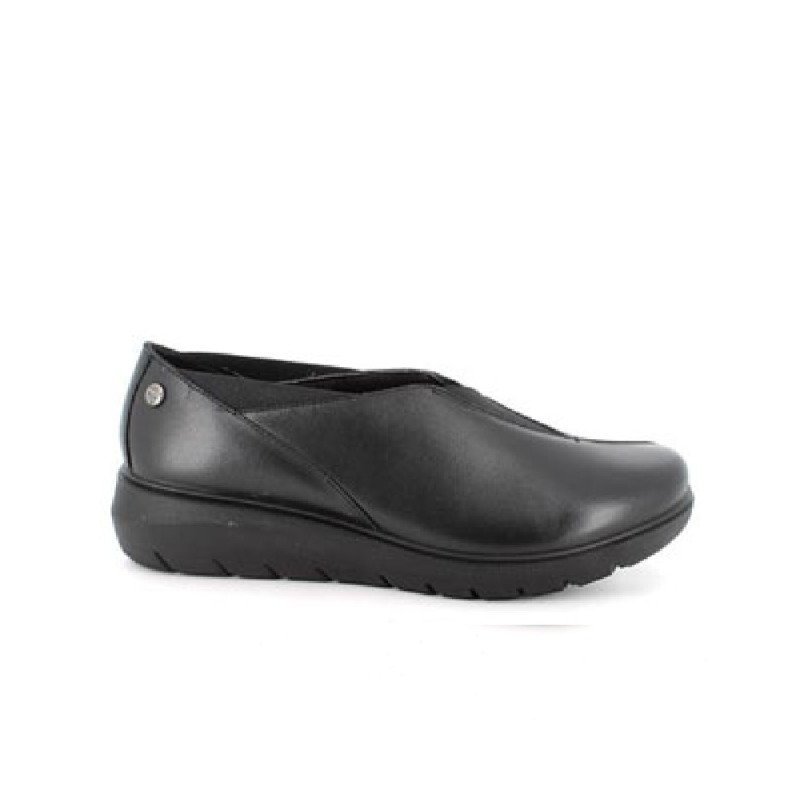SLIP-ON ENVAL SOFT DONNA IN PELLE NERO 4767900