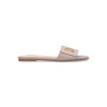 CIABATTE LIU JO DONNA SANDY 03 - SLIPPER CALF WARM STONE SA6127P0102S3951