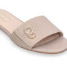 CIABATTE LIU JO DONNA SANDY 03 - SLIPPER CALF WARM STONE SA6127P0102S3951