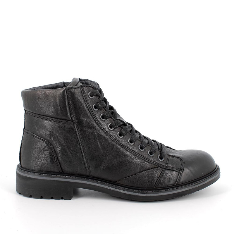 ANFIBIO IGI&CO UOMO SCARPONCINI IN PELLE  NERO 4605000