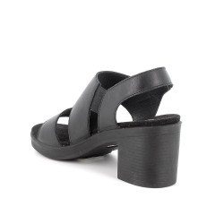 SANDALO CON TACCO IGI&CO DONNA NAPPA SOFT NERO TACCO 6,8CM 5676300