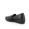 MOCASSINI ENVAL SOFT DONNA IN PELLE NERO ZEPPA 4,1CM 6763200