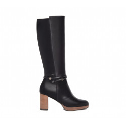 STIVALI CON TACCO NEROGIARDINI DONNA IN PELLE NERO TACCO 7,5CM I308880D/100