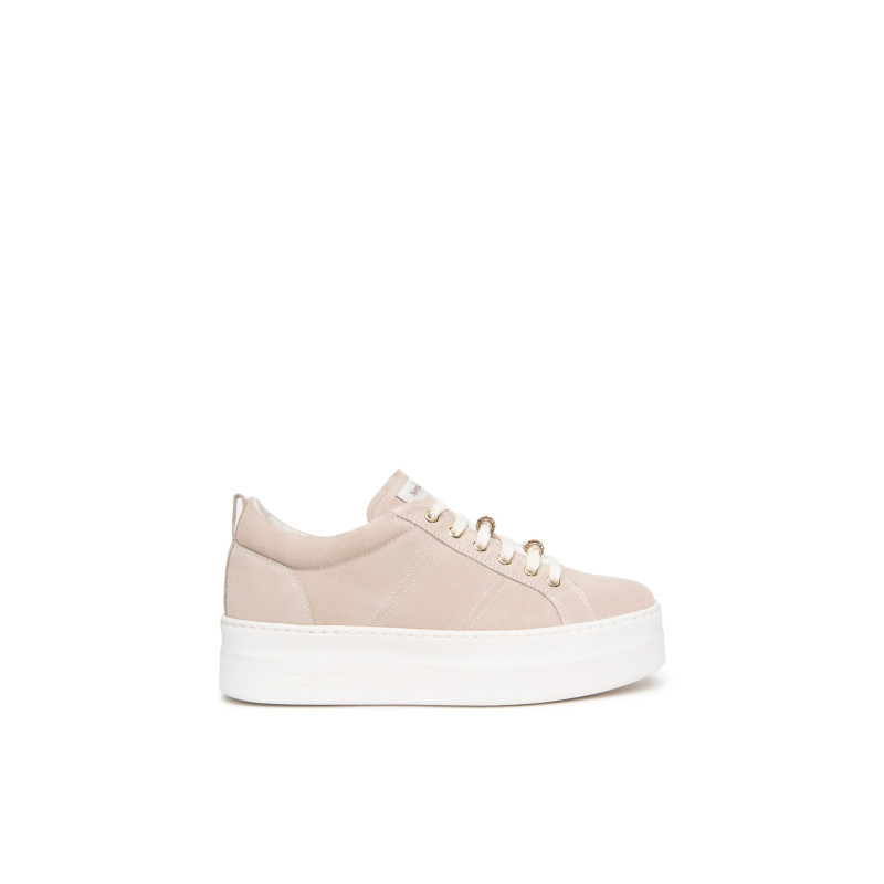 SNEAKERS NEROGIARDINI DONNA VELOUR ROSA PU.MONOD.FIUMARA E615310D/671