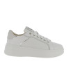 SNEAKERS KEYS DONNA WHITE/SILVER K-11853  K10546