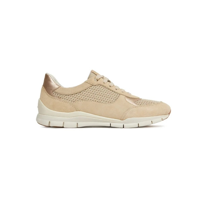 SNEAKERS GEOX DONNA D SUKIE BEIGE D35F2A 02288 C5004