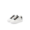 SNEAKERS QUEEN HELENA PLATFORM CON DETTAGLI GIOIELLO X34-1 WHITE BLACK