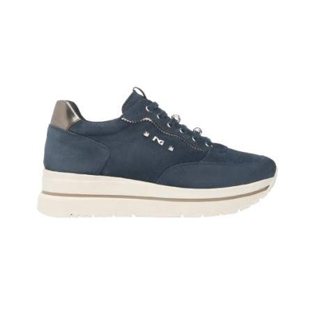 SNEAKERS CON ZEPPA NEROGIARDINI DONNA VELOUR INCANTO 225 T.BRILL ANTRACITE TR CORVARA KENNEDY I514105D/207