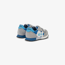 SNEAKERS SUN68 PRIMI PASSI BAMBINO BOY'S JAKI BICOLOR (BABY) GRIGIO CHIARO/ROYAL Z36316B 0658