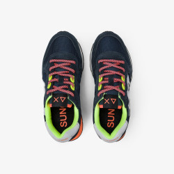 SNEAKERS SUN68 BAMBINO BOY'S JAKI FLUO (TEEN) navy blue Z36317T 07