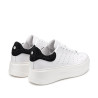 SNEAKERS CULT DONNA PERRY 3162 LOW W LEATHER WHITE/STRASS BLACK CLW316221