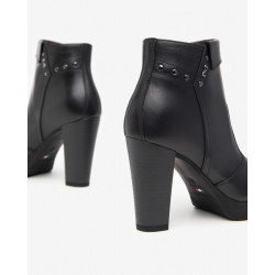 TRONCHETTI NEROGIARDINI DONNA GUANTO NERO PU.ALTILIA TACCO 9,5 CM I411210D/100