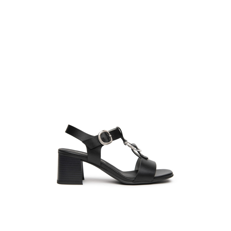 SANDALO CON TACCO NEROGIARDINI DONNA TAMIGI NERO TPU LOZZA FEN NERO TACCO 5,5CM E615870D/100