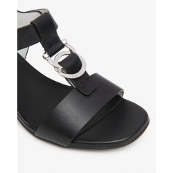SANDALO CON TACCO NEROGIARDINI DONNA TAMIGI NERO TPU LOZZA FEN NERO TACCO 5,5CM E615870D/100