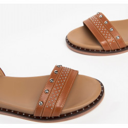 SANDALO NEROGIARDINI DONNA ARMENIA COGNAC TR TEULADA COGNAC E307620D/329