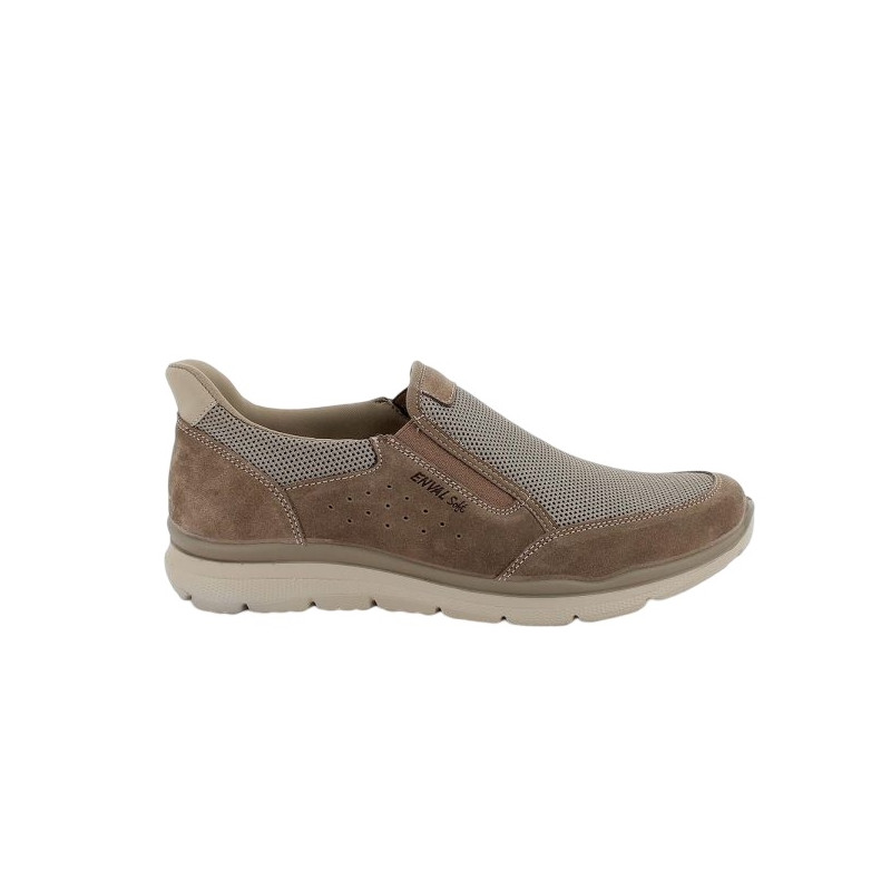 SLIP-ON ENVAL SOFT UOMO  SCAMOSC./RETE   TORTORA 7725422