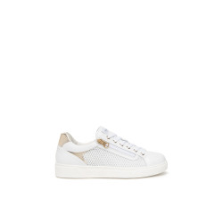 SNEAKERS NEROGIARDINI DONNA SKIPPER BIANCO SKIPPER BIANCO T.BRILL PLATINO TR MALAGA E615252D/707