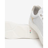 SNEAKERS NEROGIARDINI DONNA SKIPPER BIANCO SKIPPER BIANCO T.BRILL PLATINO TR MALAGA E615252D/707