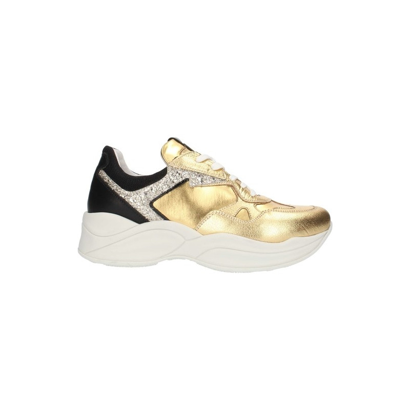SNEAKERS NEROGIARDINI DONNA SUNRISE ORO GLITTER A909072D/414