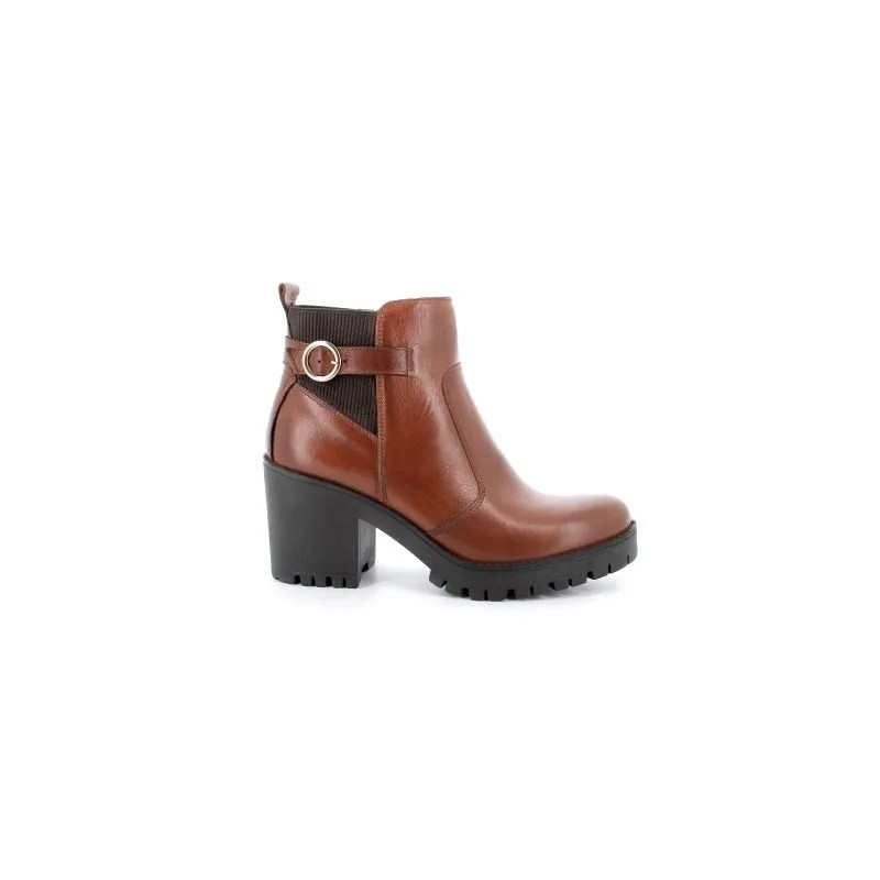TRONCHETTO IGI&CO DONNA VITELLO ANTIK COGNAC TACCO 8CM 4665522