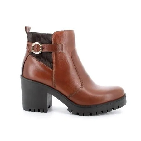 TRONCHETTO IGI&CO DONNA VITELLO ANTIK COGNAC TACCO 8CM 4665522