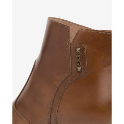 TRONCHETTI NEROGIARDINI DONNA MANOLETE CUOIO PU.LESINA TACCO 7CM I411200D/400