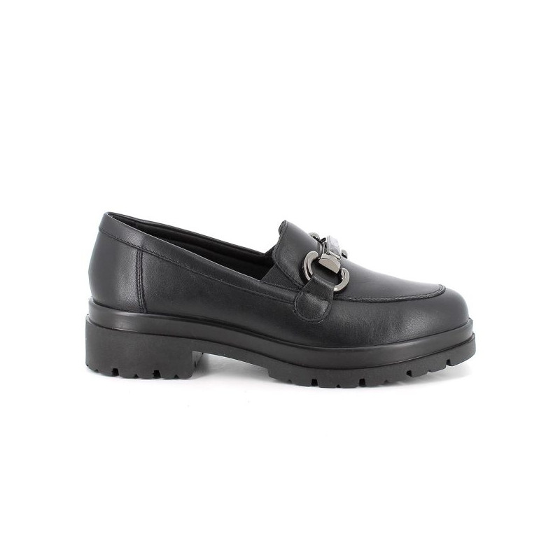 MOCASSINO ENVAL SOFT DONNA NAPPA SOFT NERO TACCO 5CM 8752400