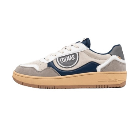 SNEAKERS COLMAR UOMO AUSTIN SUIT OFF WHITE-WARM GRAY-FOREST GREEN 82 AUSTIN S 082 25AW