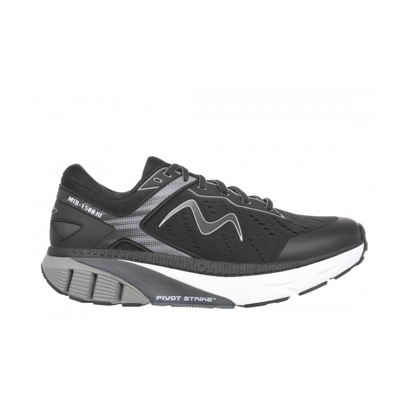 SNEAKERS MBT UOMO RUNNING MTR-1500 III LACE UP M BLACK 703602-03Y 