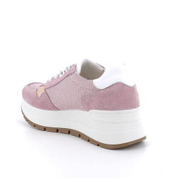 SNEAKERS IGI&CO DONNA SCAMOSCIATO/TESSUTO GLITTER ROSA CHIFFON 5663533