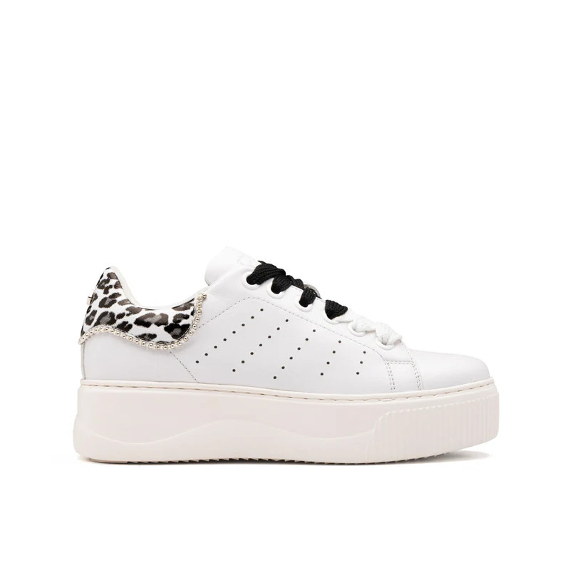 SNEAKERS CULT DONNA PERRY 4682 LOW W LEAT/JAG.PR.SHINY LT. WHITE/WHT/BLK CLW468200