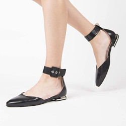 DECOLLETE' NEROGIARDINI DONNA NAPPA PANDORA NERO E012030DE/100