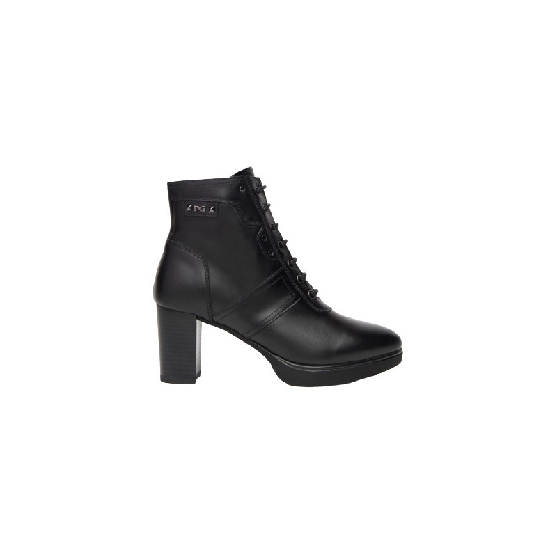 TRONCHETTI NEROGIARDINI DONNA GUANTO NERO PU.LESINA TACCO 7 CM I411201D/100