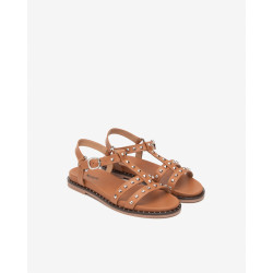 SANDALO NEROGIARDINI DONNA ARMENIA COGNAC TR TEULADA E615921D/329