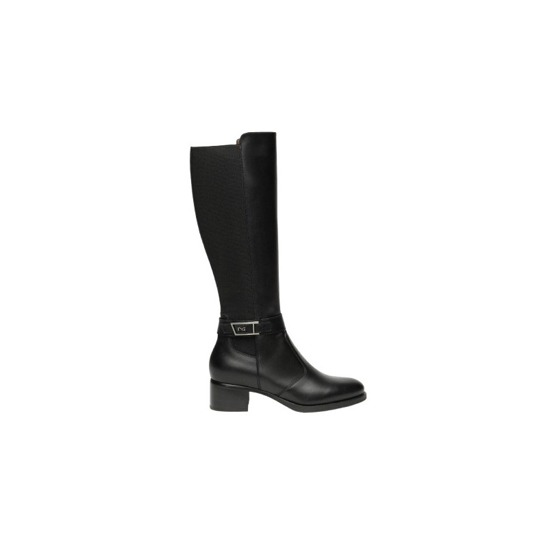 STIVALI NEROGIARDINI DONNA GUANTO NERO ELASTICO NERO TR BRESCIA TACCO 4CM I514643D/1001
