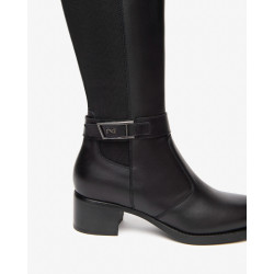 STIVALI NEROGIARDINI DONNA GUANTO NERO ELASTICO NERO TR BRESCIA TACCO 4CM I514643D/1001