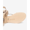 SANDALO CON TACCO NEROGIARDINI DONNA T.AIDA LEO BEIGE+IRI T.NOTTURNO RAME 639  ROCHER BISCOTTO E615892D/412