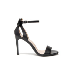 SANDALI CON TACCO NEROGIARDINI PELLE NERO TACCO 9,5CM E410111DE/100